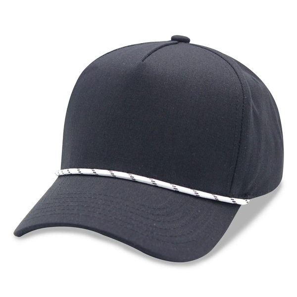 5 Panels Cotton Rope Cap - 5 Panels Cotton Rope Cap - Image 1 of 8