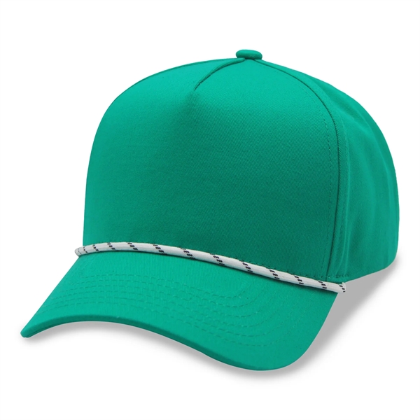 5 Panels Cotton Rope Cap - 5 Panels Cotton Rope Cap - Image 3 of 8