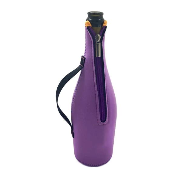 Waterproof Zippered Champagne Bottle Cooler - Waterproof Zippered Champagne Bottle Cooler - Image 2 of 5