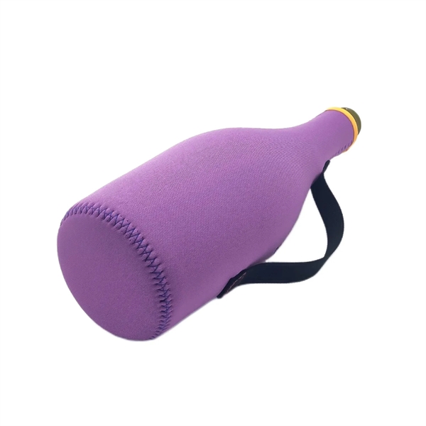 Waterproof Zippered Champagne Bottle Cooler - Waterproof Zippered Champagne Bottle Cooler - Image 4 of 5