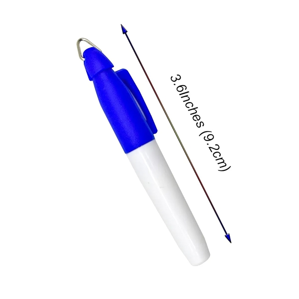 Mini Permanent Markers Golf Ball Pens With Key Chain Clips - Mini Permanent Markers Golf Ball Pens With Key Chain Clips - Image 1 of 5