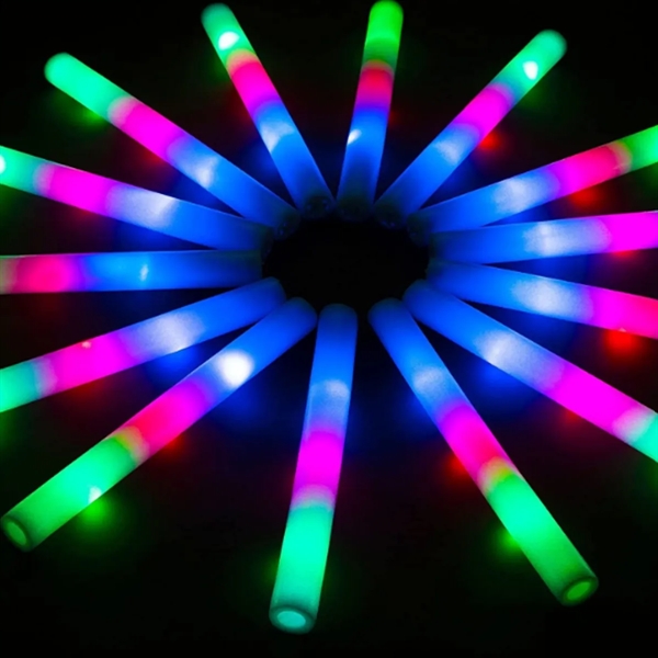 Colorful Flashing LED Foam Glow Sticks Supplies For Concert - Colorful Flashing LED Foam Glow Sticks Supplies For Concert - Image 0 of 1
