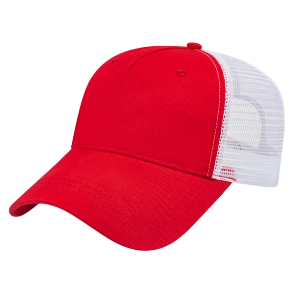 X-Tra Value Five Panel Mesh Back Cap - X-Tra Value Five Panel Mesh Back Cap - Image 7 of 9