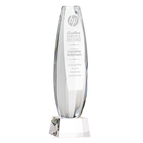 Hoover Award on Robson Base - Clear