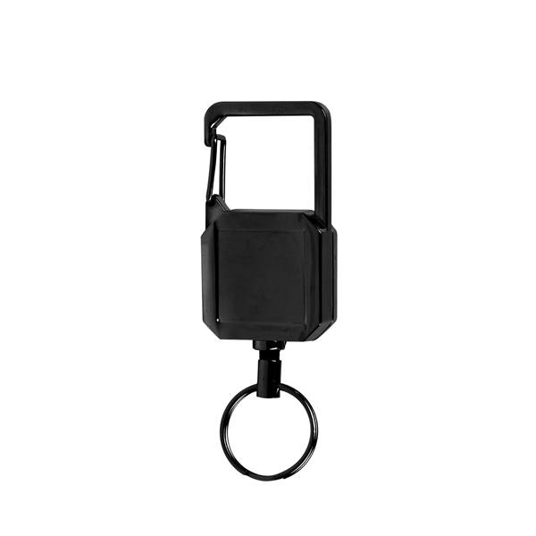 Badge Reel Keychain With Carabiner - Badge Reel Keychain With Carabiner - Image 3 of 4