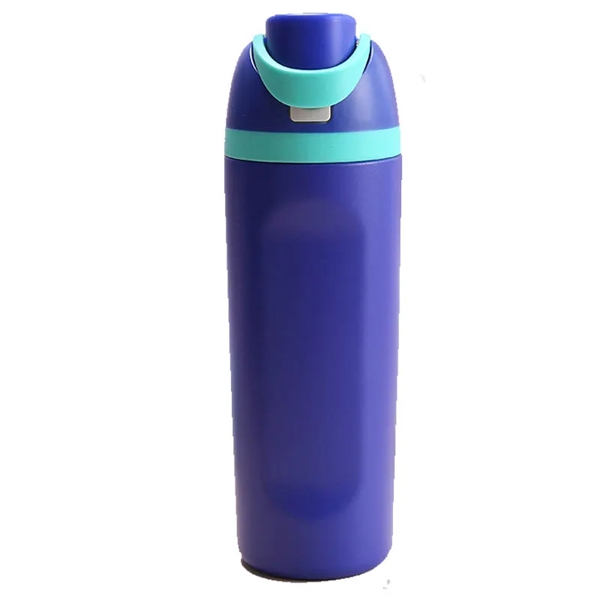 Sip Free Insulated Stainless Steel Water Bottle with Straw - Sip Free Insulated Stainless Steel Water Bottle with Straw - Image 2 of 3