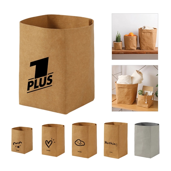 Eco-Friendly Washable Kraft Paper Bag - Eco-Friendly Washable Kraft Paper Bag - Image 0 of 0