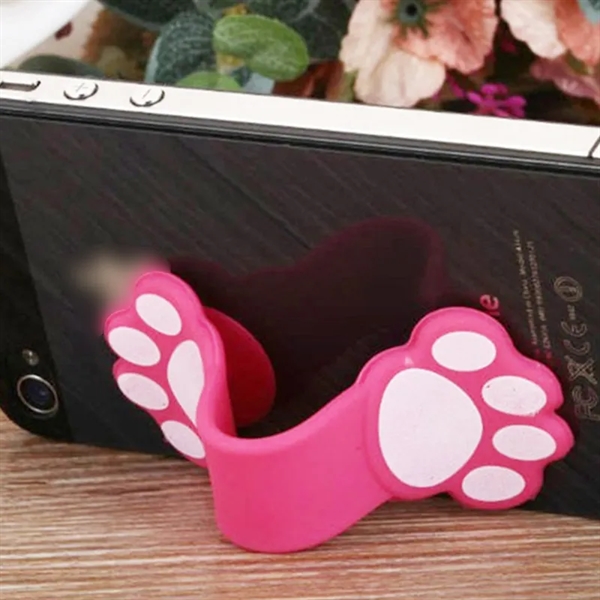 Customizable silicone cat claw sucker phone stand hub - Customizable silicone cat claw sucker phone stand hub - Image 3 of 5