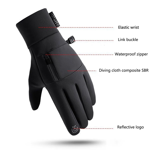 In Stock Winter Touch Screen Texting Warm Gloves 3 Size - In Stock Winter Touch Screen Texting Warm Gloves 3 Size - Image 2 of 6