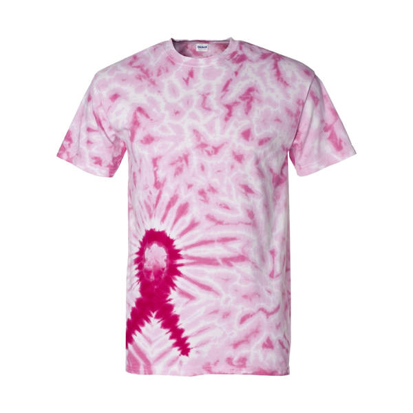 Dyenomite Awareness Ribbon Tie-Dyed T-Shirt - Dyenomite Awareness Ribbon Tie-Dyed T-Shirt - Image 0 of 3
