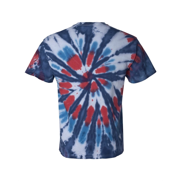 Dyenomite Multi-Color Cut-Spiral Tie-Dyed T-Shirt - Dyenomite Multi-Color Cut-Spiral Tie-Dyed T-Shirt - Image 3 of 6