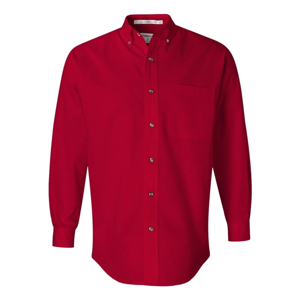 FeatherLite Long Sleeve Stain-Resistant Twill Shirt - FeatherLite Long Sleeve Stain-Resistant Twill Shirt - Image 1 of 45