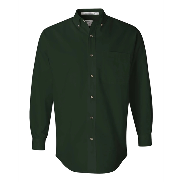 FeatherLite Long Sleeve Stain-Resistant Twill Shirt - FeatherLite Long Sleeve Stain-Resistant Twill Shirt - Image 6 of 45