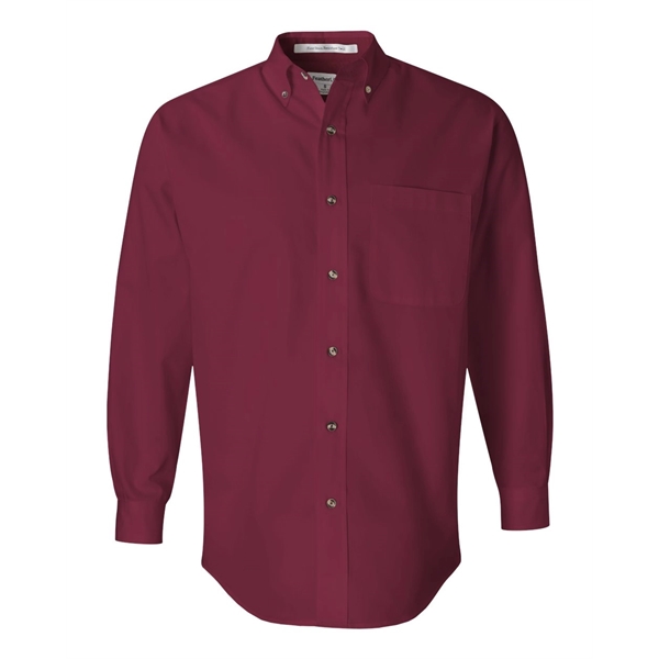 FeatherLite Long Sleeve Stain-Resistant Twill Shirt - FeatherLite Long Sleeve Stain-Resistant Twill Shirt - Image 9 of 45