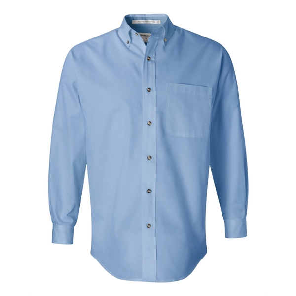 FeatherLite Long Sleeve Stain-Resistant Twill Shirt - FeatherLite Long Sleeve Stain-Resistant Twill Shirt - Image 12 of 45