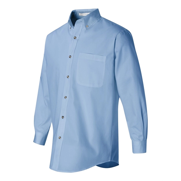 FeatherLite Long Sleeve Stain-Resistant Twill Shirt - FeatherLite Long Sleeve Stain-Resistant Twill Shirt - Image 13 of 45