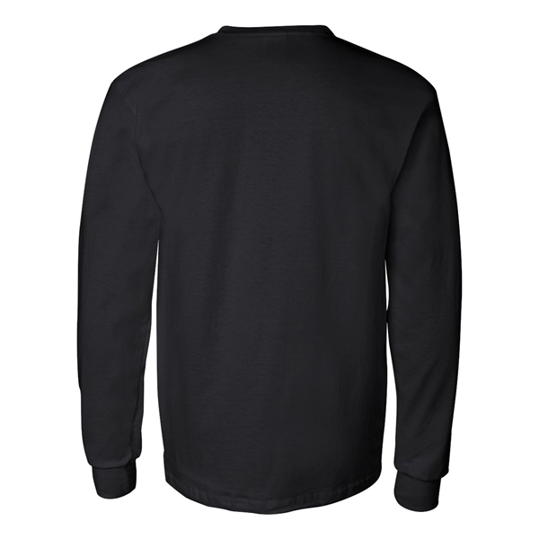 Gildan Ultra Cotton® Long Sleeve Pocket T-Shirt - Gildan Ultra Cotton® Long Sleeve Pocket T-Shirt - Image 3 of 18