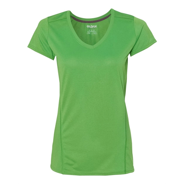 Gildan Performance® Tech Women's V-Neck T-Shirt - Gildan Performance® Tech Women's V-Neck T-Shirt - Image 1 of 12