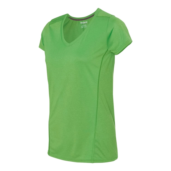 Gildan Performance® Tech Women's V-Neck T-Shirt - Gildan Performance® Tech Women's V-Neck T-Shirt - Image 2 of 12