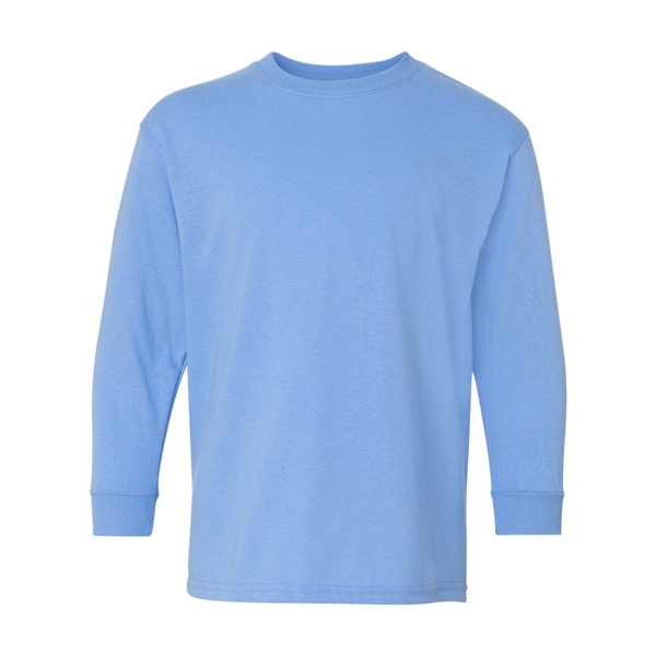 Gildan Heavy Cotton™ Youth Long Sleeve T-Shirt - Gildan Heavy Cotton™ Youth Long Sleeve T-Shirt - Image 4 of 33