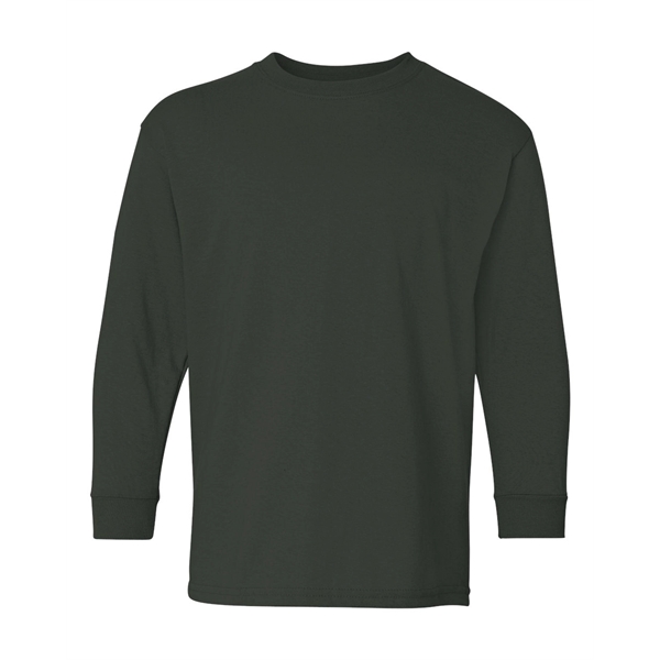 Gildan Heavy Cotton™ Youth Long Sleeve T-Shirt - Gildan Heavy Cotton™ Youth Long Sleeve T-Shirt - Image 7 of 33