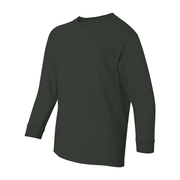 Gildan Heavy Cotton™ Youth Long Sleeve T-Shirt - Gildan Heavy Cotton™ Youth Long Sleeve T-Shirt - Image 8 of 33