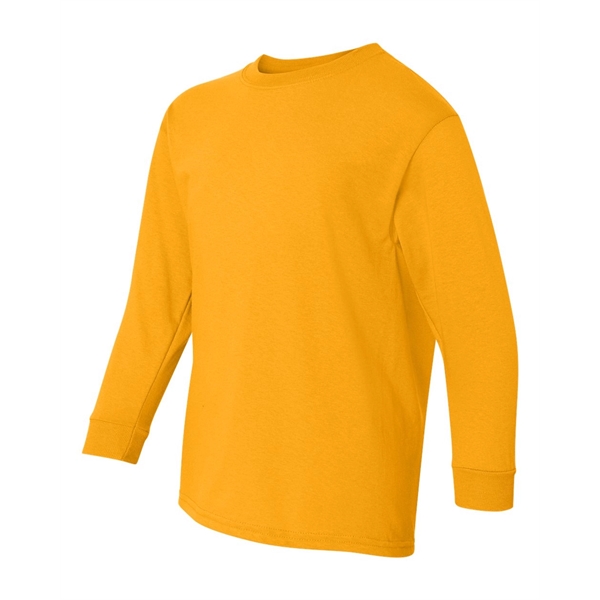 Gildan Heavy Cotton™ Youth Long Sleeve T-Shirt - Gildan Heavy Cotton™ Youth Long Sleeve T-Shirt - Image 11 of 33