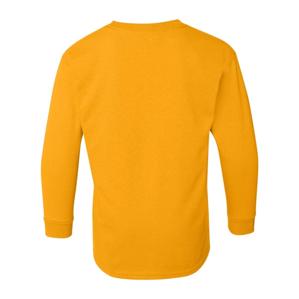 Gildan Heavy Cotton™ Youth Long Sleeve T-Shirt - Gildan Heavy Cotton™ Youth Long Sleeve T-Shirt - Image 12 of 33