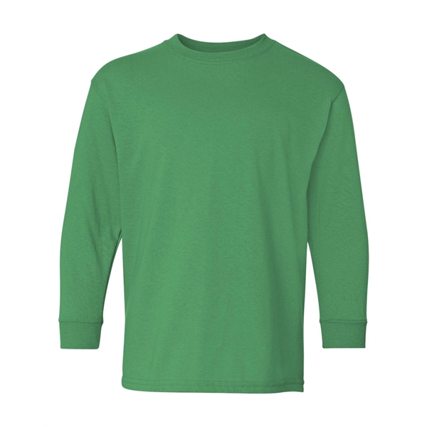 Gildan Heavy Cotton™ Youth Long Sleeve T-Shirt - Gildan Heavy Cotton™ Youth Long Sleeve T-Shirt - Image 13 of 33