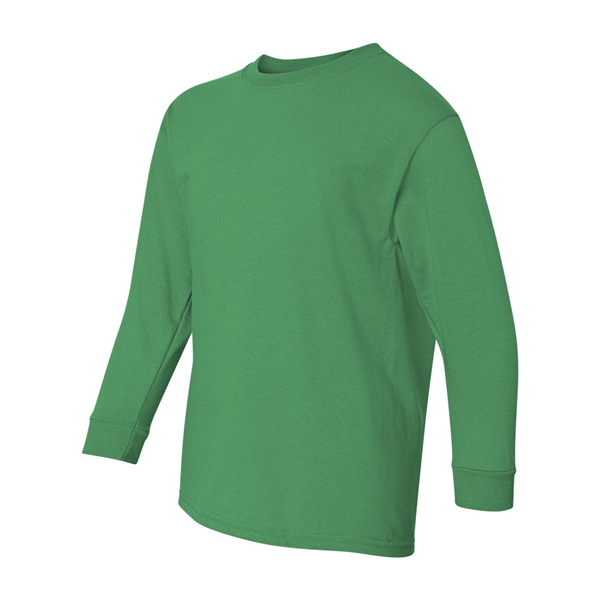 Gildan Heavy Cotton™ Youth Long Sleeve T-Shirt - Gildan Heavy Cotton™ Youth Long Sleeve T-Shirt - Image 14 of 33