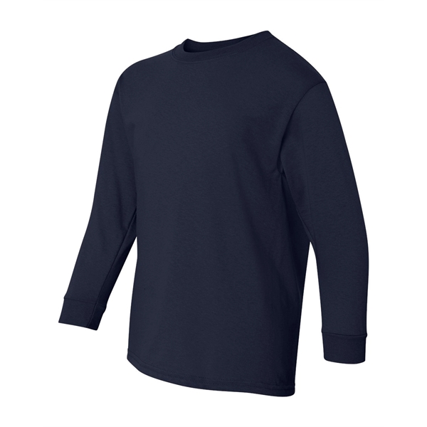 Gildan Heavy Cotton™ Youth Long Sleeve T-Shirt - Gildan Heavy Cotton™ Youth Long Sleeve T-Shirt - Image 17 of 33