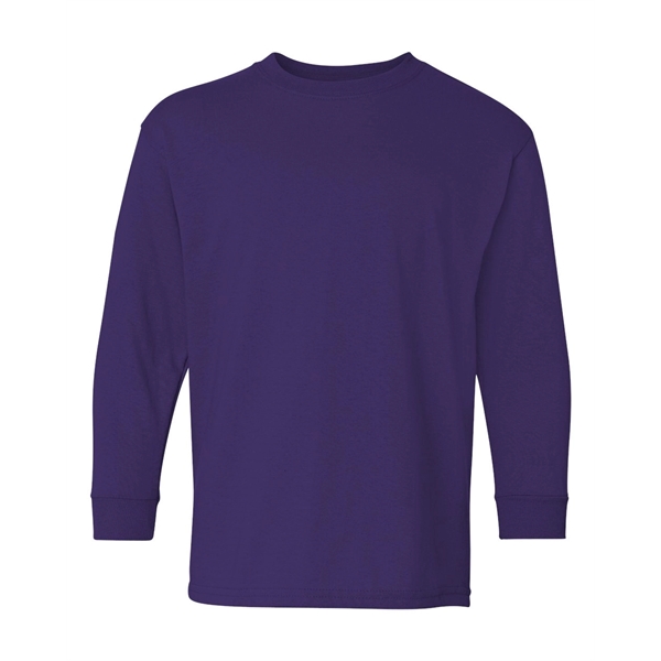 Gildan Heavy Cotton™ Youth Long Sleeve T-Shirt - Gildan Heavy Cotton™ Youth Long Sleeve T-Shirt - Image 19 of 33