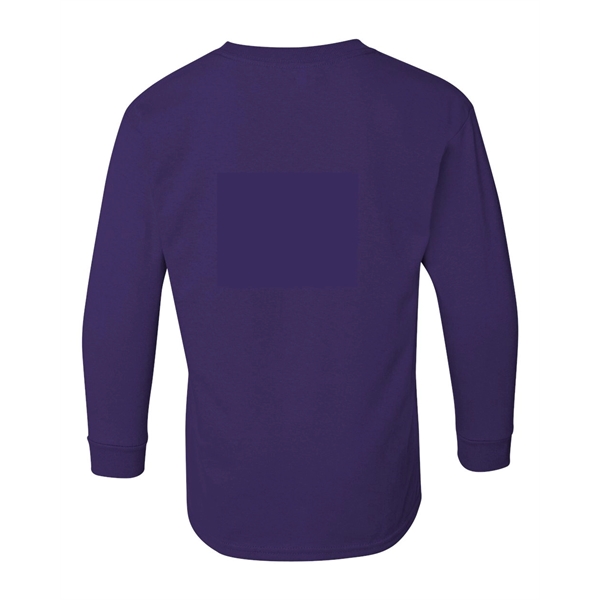 Gildan Heavy Cotton™ Youth Long Sleeve T-Shirt - Gildan Heavy Cotton™ Youth Long Sleeve T-Shirt - Image 21 of 33