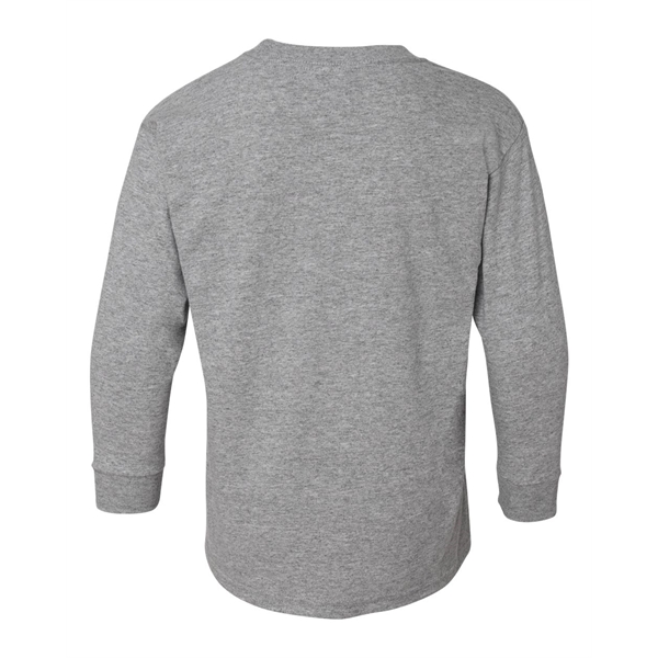 Gildan Heavy Cotton™ Youth Long Sleeve T-Shirt - Gildan Heavy Cotton™ Youth Long Sleeve T-Shirt - Image 30 of 33