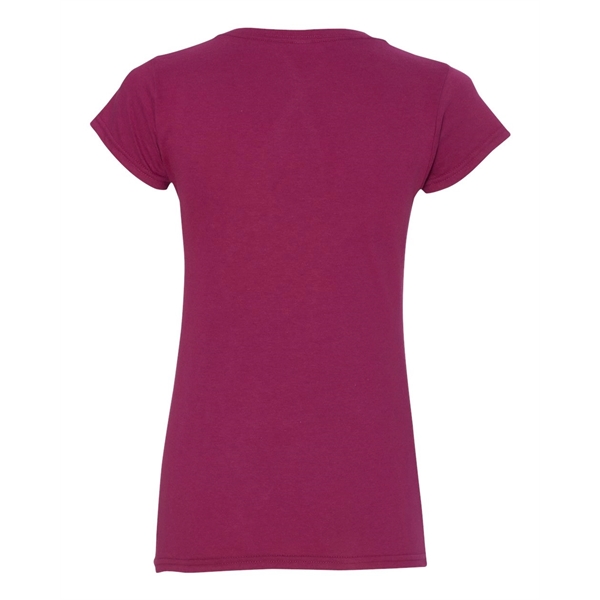 Gildan Softstyle® Women's V-Neck T-Shirt - Gildan Softstyle® Women's V-Neck T-Shirt - Image 6 of 39