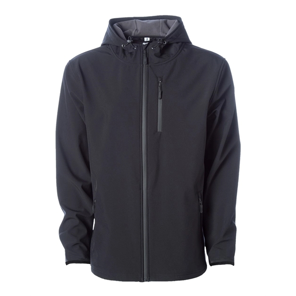 Independent Trading Co. Poly-Tech Soft Shell Jacket - Independent Trading Co. Poly-Tech Soft Shell Jacket - Image 2 of 12