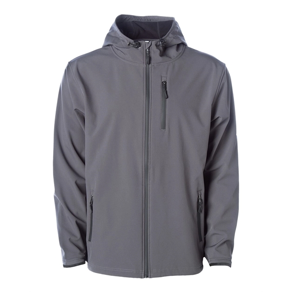 Independent Trading Co. Poly-Tech Soft Shell Jacket - Independent Trading Co. Poly-Tech Soft Shell Jacket - Image 9 of 12