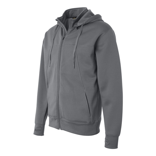 Independent Trading Co. Poly-Tech Full-Zip Hooded Sweatshirt - Independent Trading Co. Poly-Tech Full-Zip Hooded Sweatshirt - Image 8 of 20