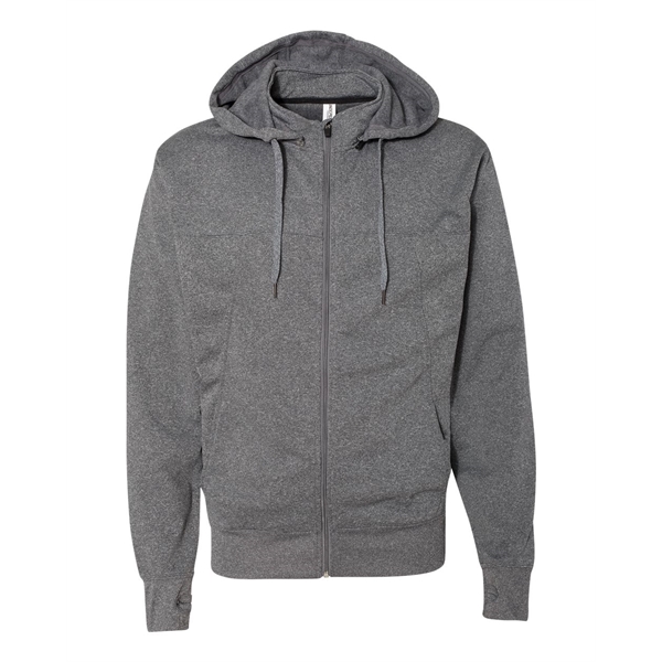 Independent Trading Co. Poly-Tech Full-Zip Hooded Sweatshirt - Independent Trading Co. Poly-Tech Full-Zip Hooded Sweatshirt - Image 13 of 20