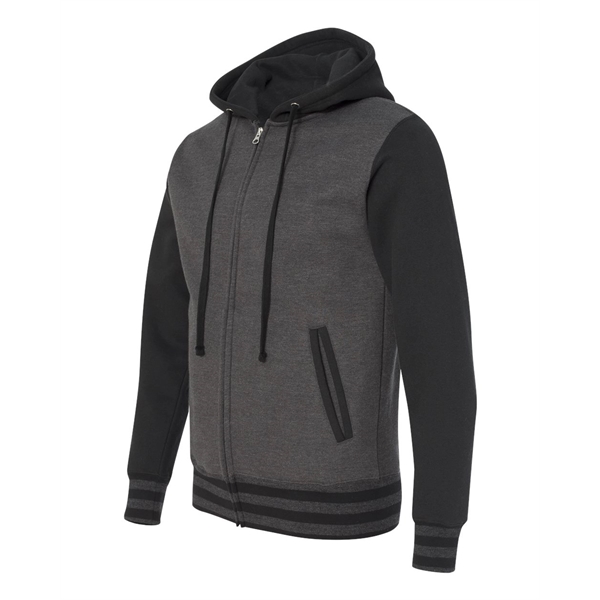 Independent Trading Co. Heavyweight Varsity Full-Zip Hood... - Independent Trading Co. Heavyweight Varsity Full-Zip Hood... - Image 9 of 19