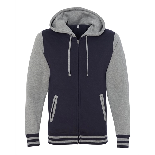 Independent Trading Co. Heavyweight Varsity Full-Zip Hood... - Independent Trading Co. Heavyweight Varsity Full-Zip Hood... - Image 11 of 19