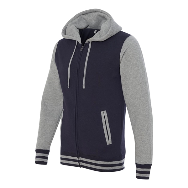 Independent Trading Co. Heavyweight Varsity Full-Zip Hood... - Independent Trading Co. Heavyweight Varsity Full-Zip Hood... - Image 12 of 19