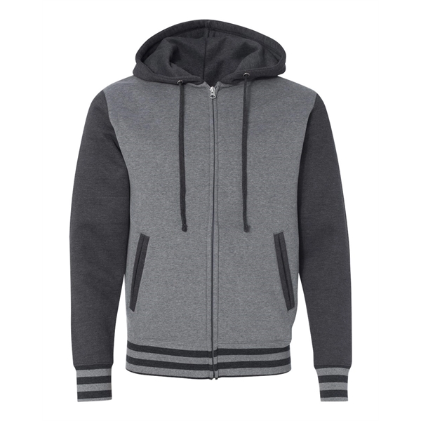 Independent Trading Co. Heavyweight Varsity Full-Zip Hood... - Independent Trading Co. Heavyweight Varsity Full-Zip Hood... - Image 14 of 19