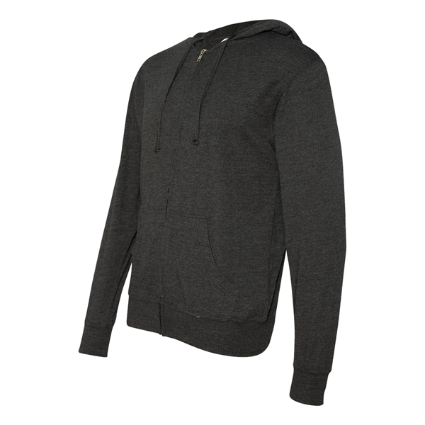 Independent Trading Co. Lightweight Jersey Full-Zip Hoode... - Independent Trading Co. Lightweight Jersey Full-Zip Hoode... - Image 9 of 17