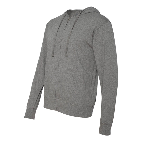 Independent Trading Co. Lightweight Jersey Full-Zip Hoode... - Independent Trading Co. Lightweight Jersey Full-Zip Hoode... - Image 15 of 17