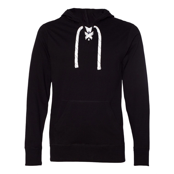 J. America Jersey Sport Lace Hooded Pullover - J. America Jersey Sport Lace Hooded Pullover - Image 1 of 15