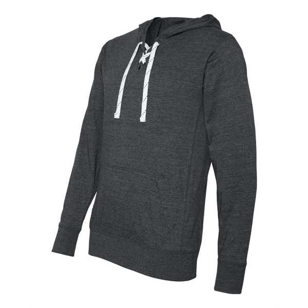 J. America Jersey Sport Lace Hooded Pullover - J. America Jersey Sport Lace Hooded Pullover - Image 5 of 15