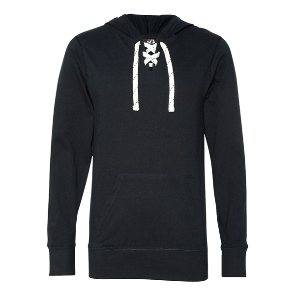 J. America Jersey Sport Lace Hooded Pullover - J. America Jersey Sport Lace Hooded Pullover - Image 7 of 15