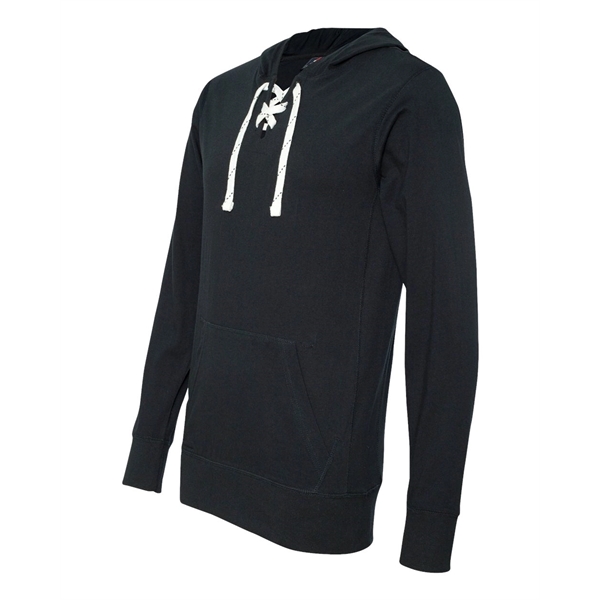 J. America Jersey Sport Lace Hooded Pullover - J. America Jersey Sport Lace Hooded Pullover - Image 8 of 15