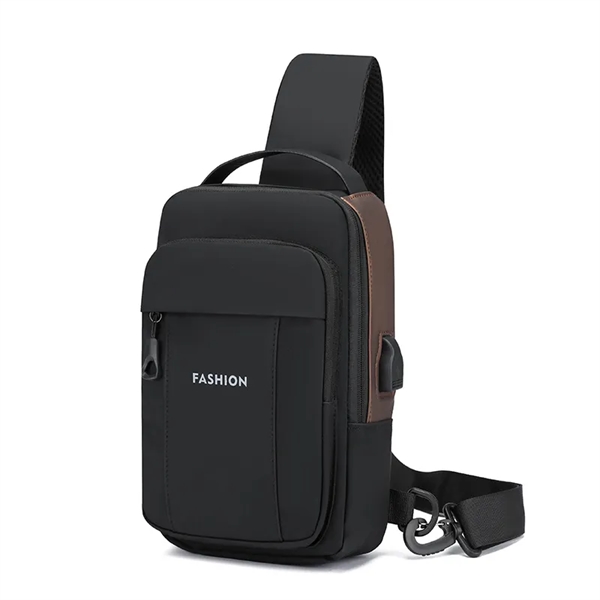 Waterproof PU business casual shoulder bag - Waterproof PU business casual shoulder bag - Image 7 of 9